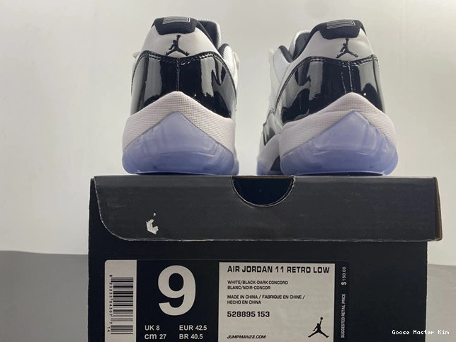 528895- 11 Breathable Retro 4113 Jordan Concord Low 1027